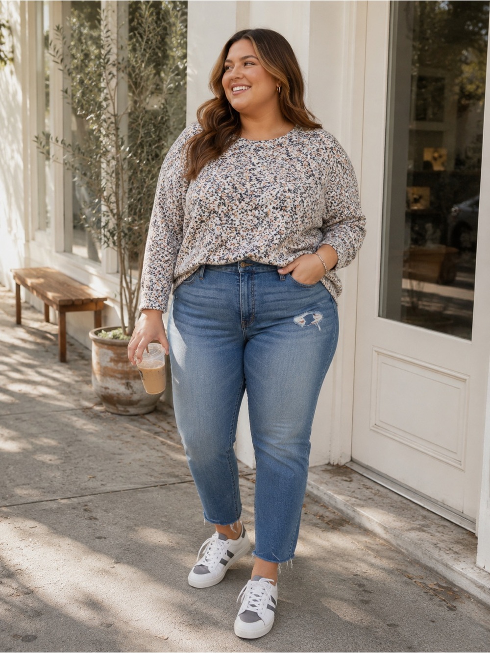 Madewell Jeans Stovepipe Fray Straight Blue Denim Cotton Blend